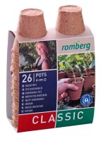 Romberg Compostable Pot | 6cm | round | 26 pcs.
